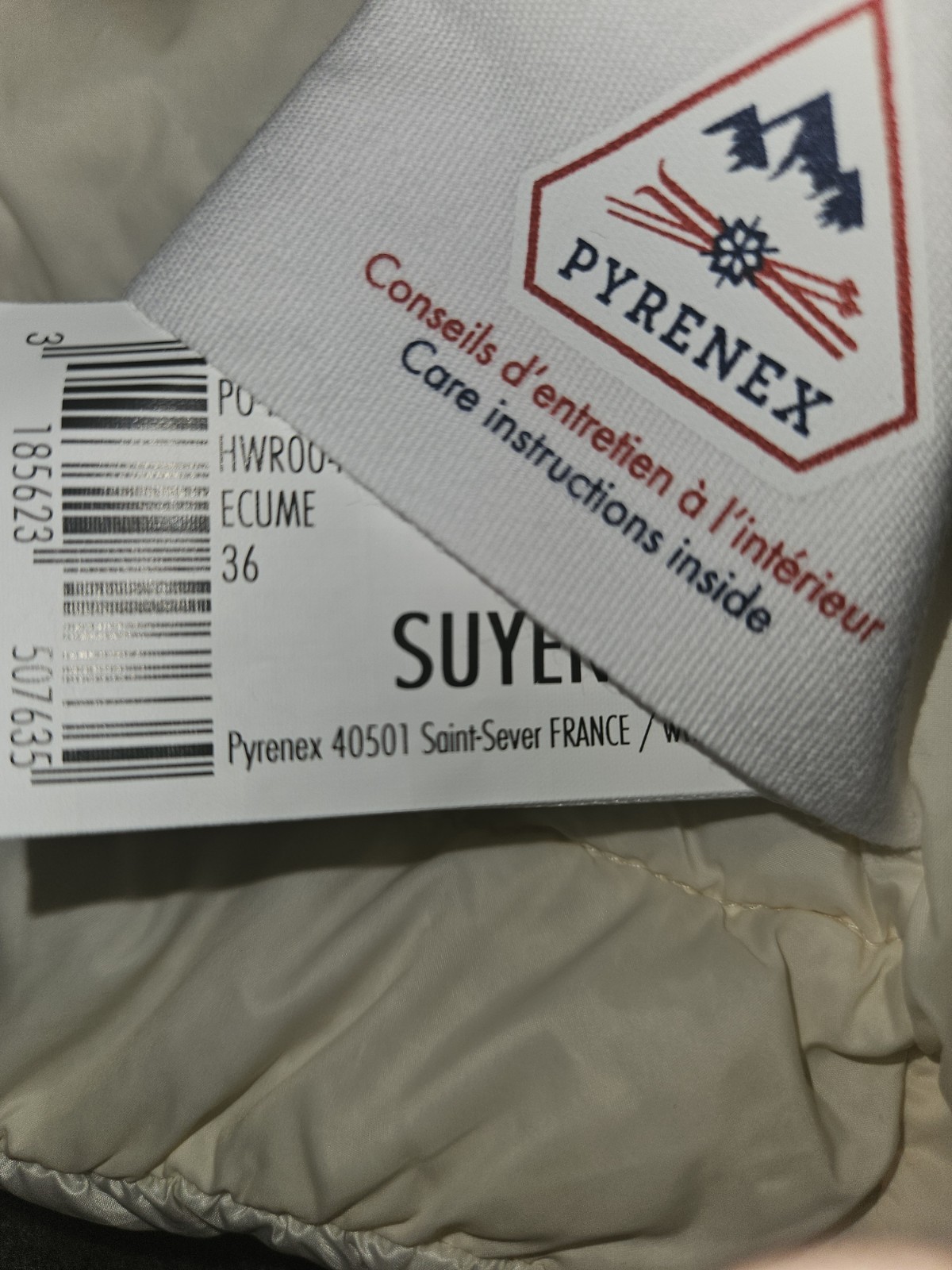 PYRENEX Suyen Ecume Padded Jacket 36 - Lightweight & Packable image 8