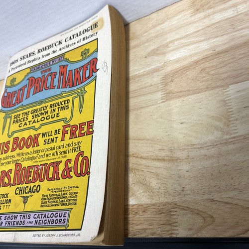 1908 Sears Roebuck & Co Catalogue No 117 1969 Reproduction Issue Catalog Vintage - Picture 3 of 9