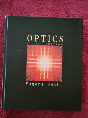 Optics by Eugene Hecht 4th edition (2001, Hardcover) USED like new
