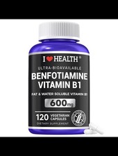 600mg Vitamin B1 Thiamine - High Potency Thiamine Vitamin B1 Extract - Vegan