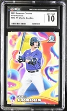 2025 Bowman Chrome - Melt Mashers Charlie Condon #MM-11 (RC) CGC 10
