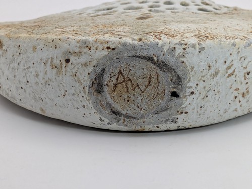 Alan Wallwork Stoneware Pottery Sliced / Pierced Segment Vase / Sculpture - Picture 19 of 19