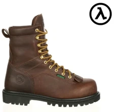 GEORGIA BOOT LACE-TO-TOE WATERPROOF WORK BOOTS G8041 - ALL SIZES - NEW