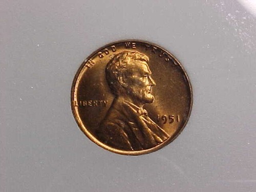 1951-P Lincoln Cent - SUPERB GEM BU UNC RED - NICE UPGRADE COIN