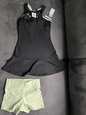 Adidas Paris Y-Tennis Kleid & Pants Heatready Damen Gr.S NEU