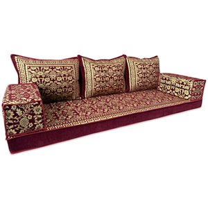 sofa set with pillows