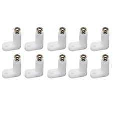 50pcs L Type Pcb Mounting Feet With 50pcs Screws Circuit Board L Shape Type Insu