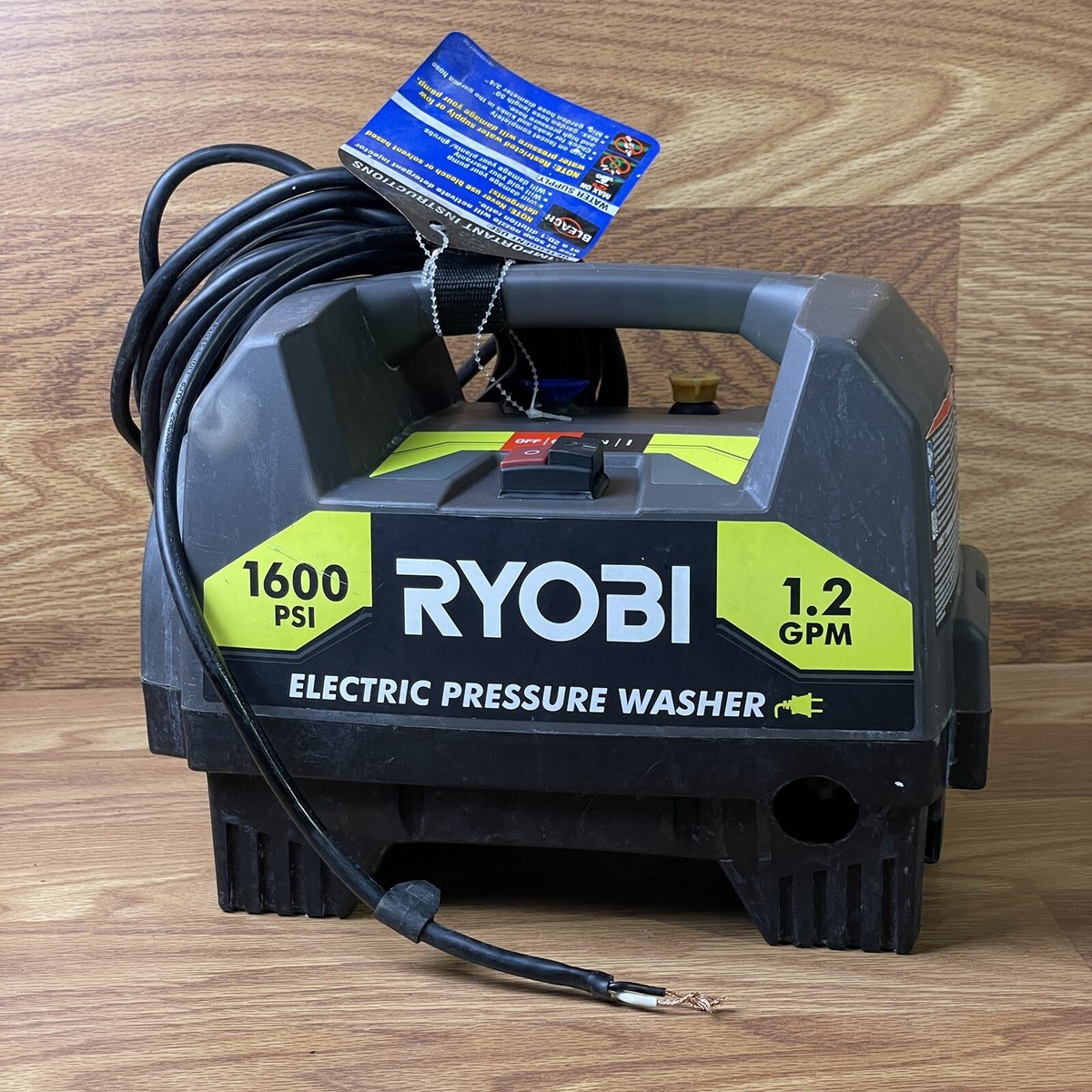 Cleaning Ryobi Power Washer 1600 RYOBI ATLP200-001 1600 PSI 120V