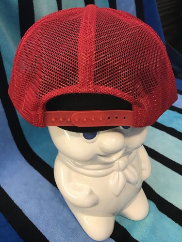 NOS Vtg ON THE 8TH DAY GOD CREATED MARINES Novelty Trucker Mesh Snapback Hat cap - Bild 3 von 5