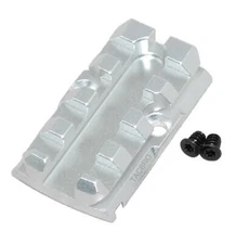 Silver RMR Cover Plate Convert RMR to Picatinny Fit Gl0ck 17 19 26 RMR Slide