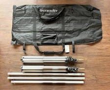 Interfit COR755 94 x 98 Inch Background Support System with Bag (Black) - USA