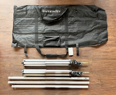 Interfit COR755 94 x 98 Inch Background Support System with Bag (Black) - USA