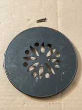 Large Antique French Mantle Clock Pierced Back Door Rear Bezel Part