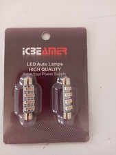Pink Led Interior Map Dome Trunk Lights 42mm 211-2 212-2 Festoon Bulbs