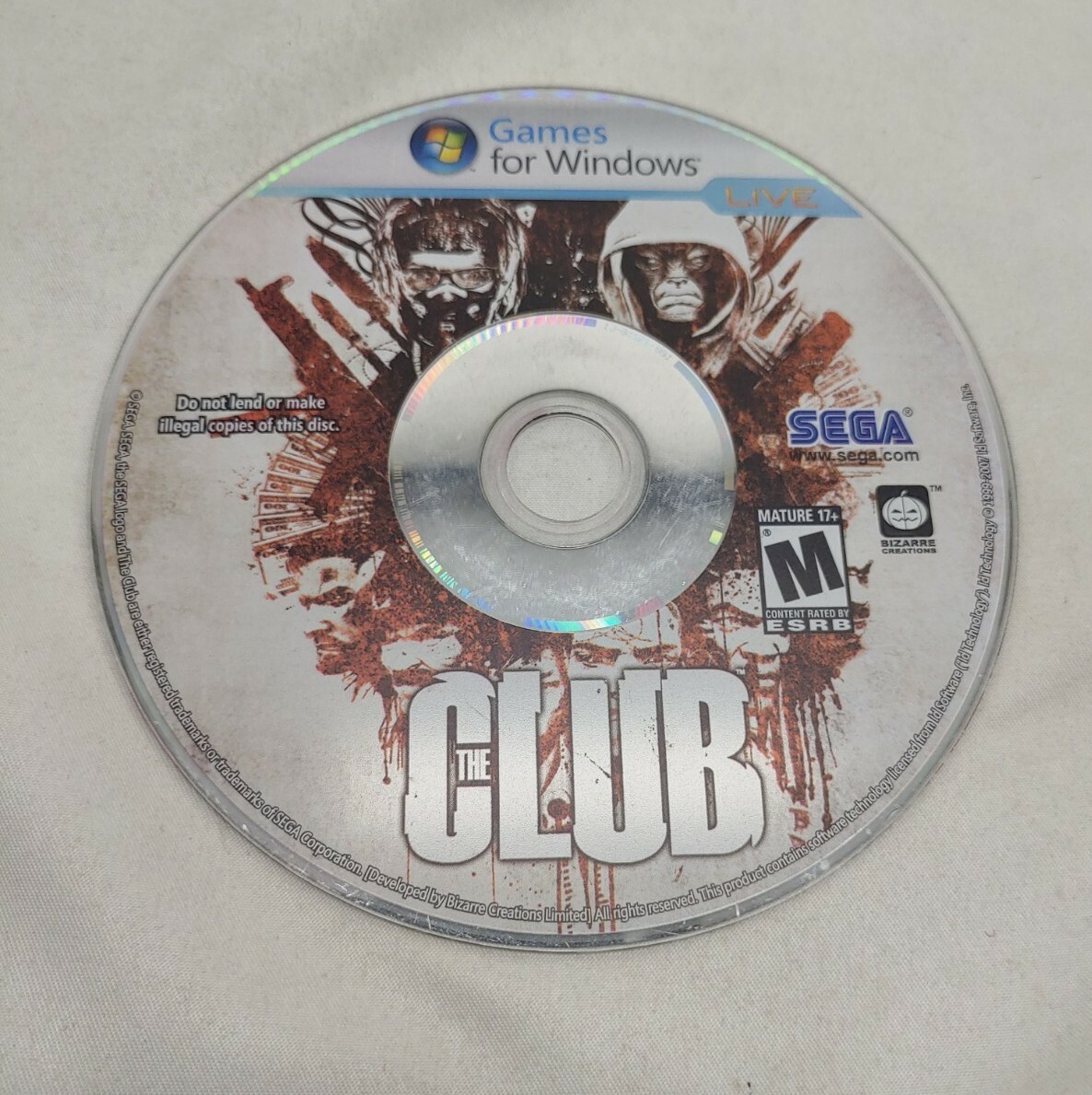 The Club PC Games for Windows PC DVD Sega - The Club video game shooter |  eBay