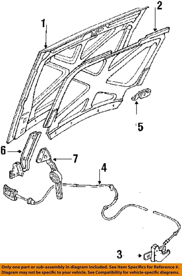 Used Hood fits: 1989 Ford F350 PICKUP Grade A Foto 3 de 4