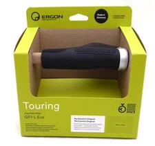 Ergon GP1-L Evo Grips Large, Black, Lock-On