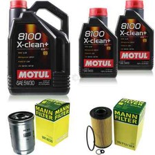 MOTUL 7 L 5W-30 MOTOR-ÖL+MANN-FILTER für Hyundai i30 CW FD 1.6 CRDi