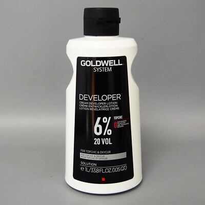 Goldwell TOPCHIC DEVELOPER Solution VOLUME 20 Lotion 6%, 32oz/ 1000ml