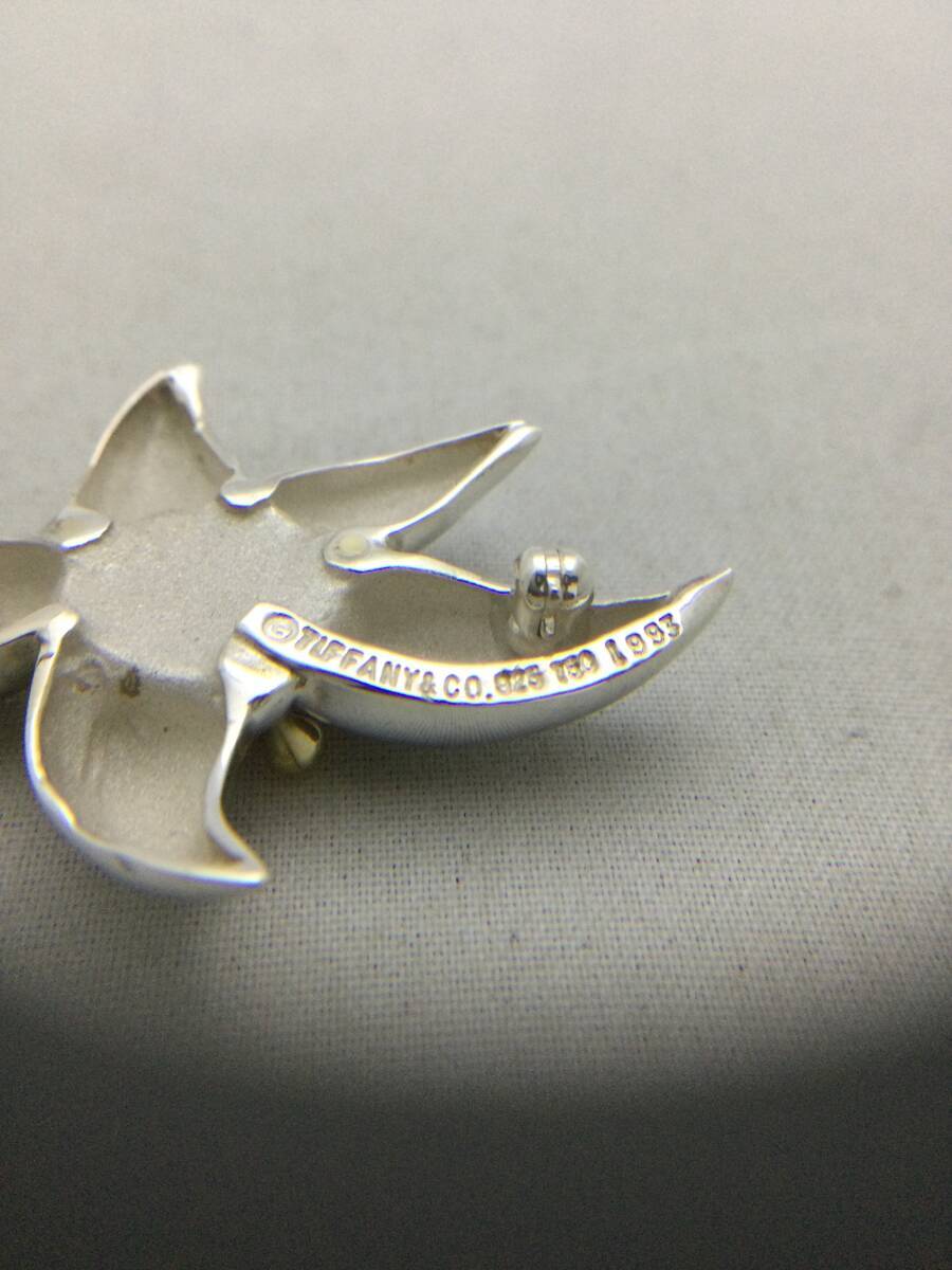 ティファニー　ブローチ　ファイヤーワークス 925 750 TIFFANY&Co. Fireworks Coral Brooch Silver Gold 925 750 #905