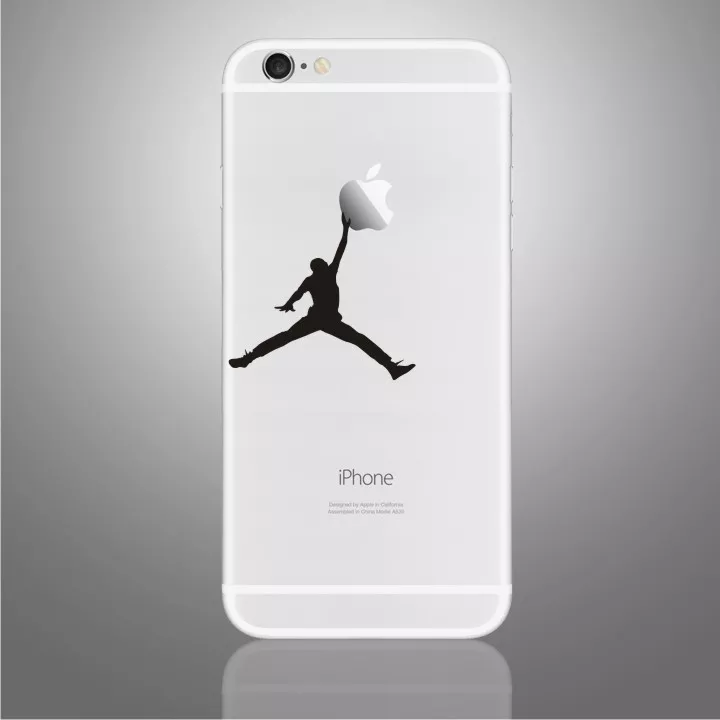 Michael Jordan 23 Sticker for PHONE iPhone X 6 6Plus 6s 6sPlus