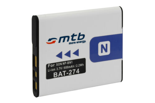 Batterie NP-BN1 pour Sony Cyber-Shot DSC-W570, W580, WX5, WX7, WX9, WX10, WX30 - Photo 1/1