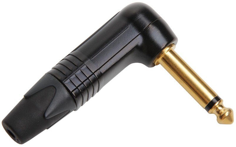 Neutrik NP2RX-B Oro Spina Jack Neutrik NP2RX-B 1/4 Pollice (6.35 Mm) Ad Angolo Retto - Contatti Dorati, Per Cavi Audio Audio Gd Dac - Foto 7