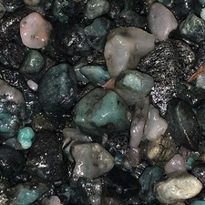 3000 Carat Lots of SMALL Natural Emerald Rough  a FREE faceted gemstone