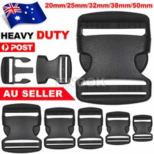 Buckles Side Quick Release Clip Cord Strap Fastener Webbing Plastic Backpack Set