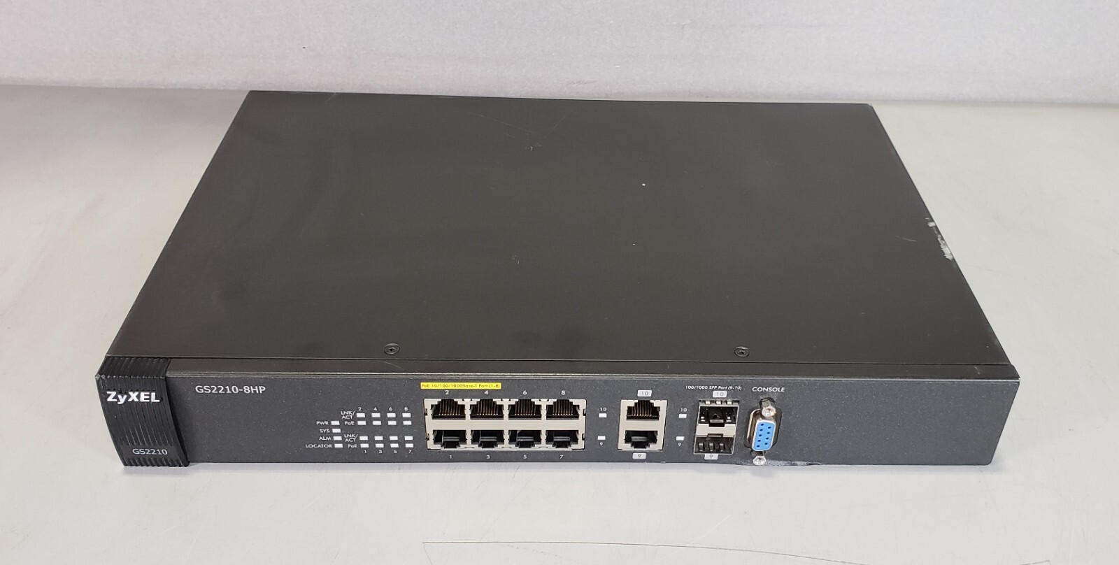 ZyXEL GS22108HP 8Port Switch eBay