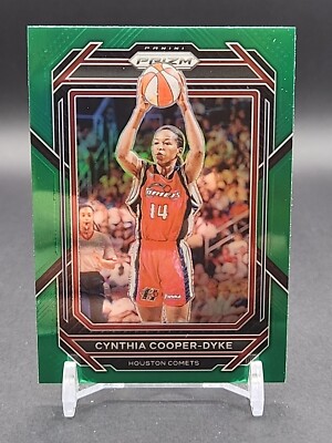 Cynthia Cooper-Dyke - 2023 Prizm WNBA - Green Prizm #39 - Houston Comets