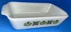 Vintage Fire King Anchor Hocking 1 Qt Loaf Dish Green Meadow #441 Ovenware