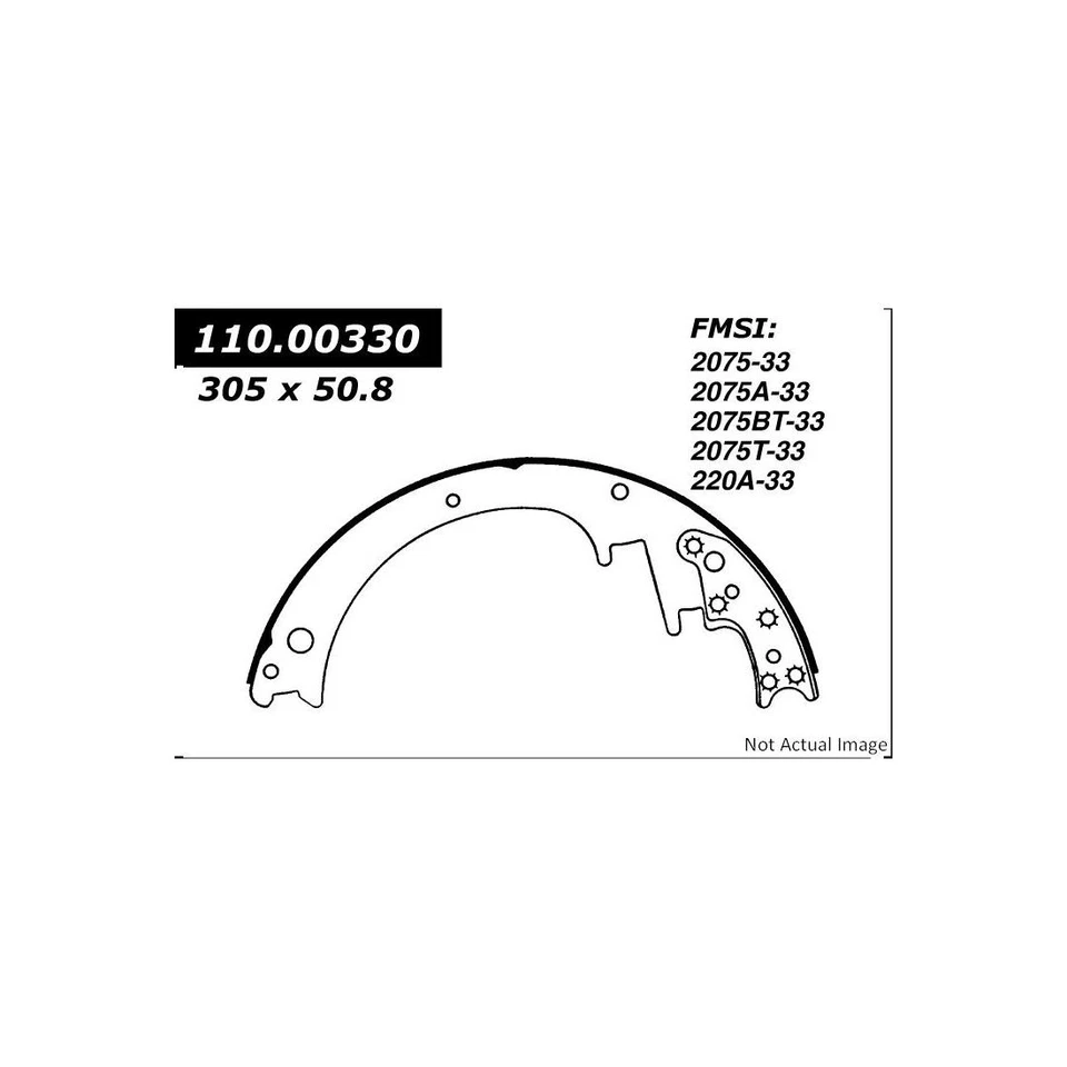 Centric Parts Front Rear Brake Shoe Fits Jeep J-310 3.8L 1965 1964 1963 - Image 3 of 4