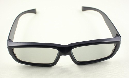 1 Paire Noir Adultes Passif Circulaire Polorised 3D Lunettes Tvs Cinema LG Reald - Picture 4 of 9