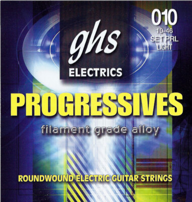 GHS PRL Progressives Electric Guitar Strings;  gauges 10-46