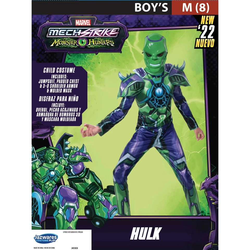 Marvel Hulk Mech Strike Youth Costume, Size M(8) - Image 4 of 4
