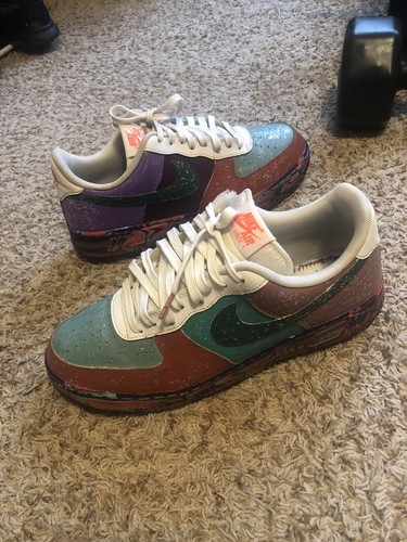 air force 1 multicolor marble
