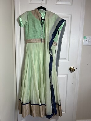 light green pakistani dress Light Green Georgette Pakistani Suit