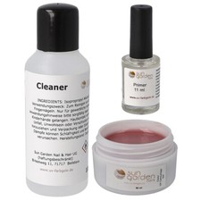 Kit d'ongles avec UV Cover Camouflage Make Up Gel-Primer-Cleaner 100 ml