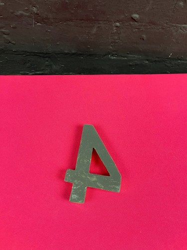 POSH GRAFFITI Decorative Gold Wooden Letters and Number 12 cm Multi Listing - Picture 34 of 42
