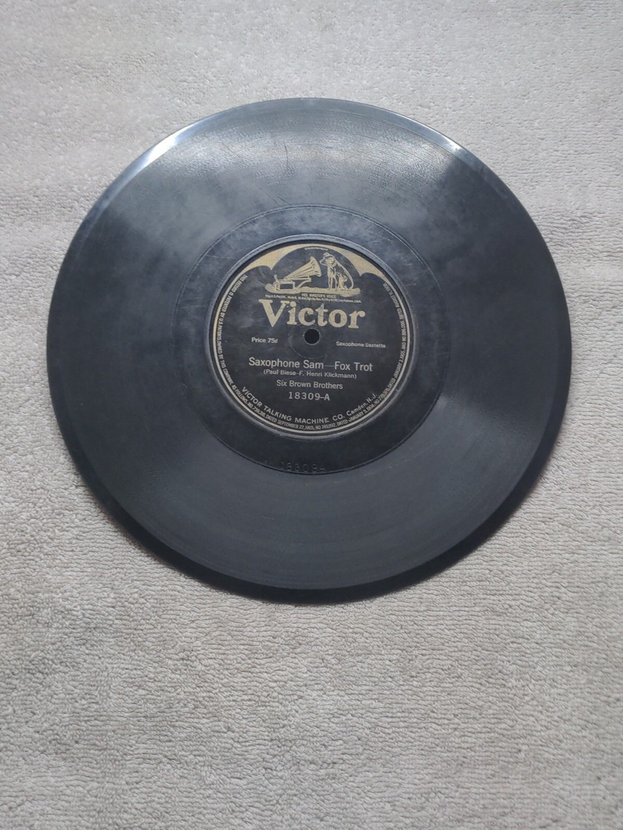 78 RPM Saxophone Sam Ghost of the Saxophone Six Brown Brothers