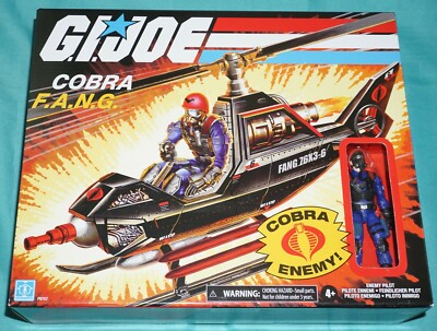 GI JOE Retro COBRA F.A.N.G. Helicopter with Pilot - 2021 WALMART EXCLUSIVE