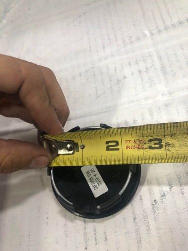 2 1/2 INCHES 63.5MM CENTER CAP MATTE BLACK WHEEL CAP P/N: CAP7038-U4B - Picture 6 of 7