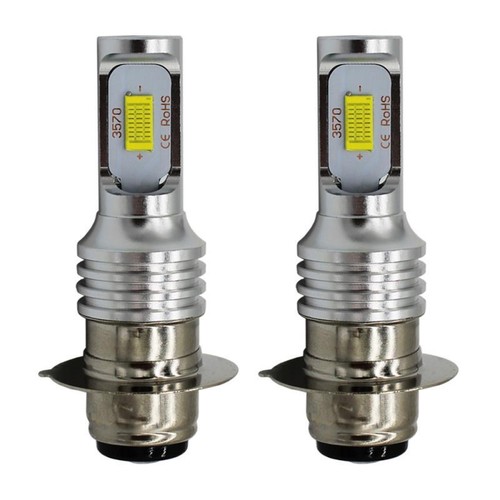 2PC 6000K HID White H6M LED Headlight For Yamaha YFZ450R Rhino 700 Raptor YFM660 - Picture 9 of 11