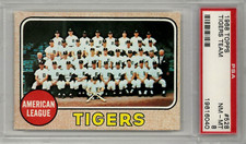 1968 Topps Detroit Tigers Team Card #528 PSA 8 (NM-MT) '68 World Champions!