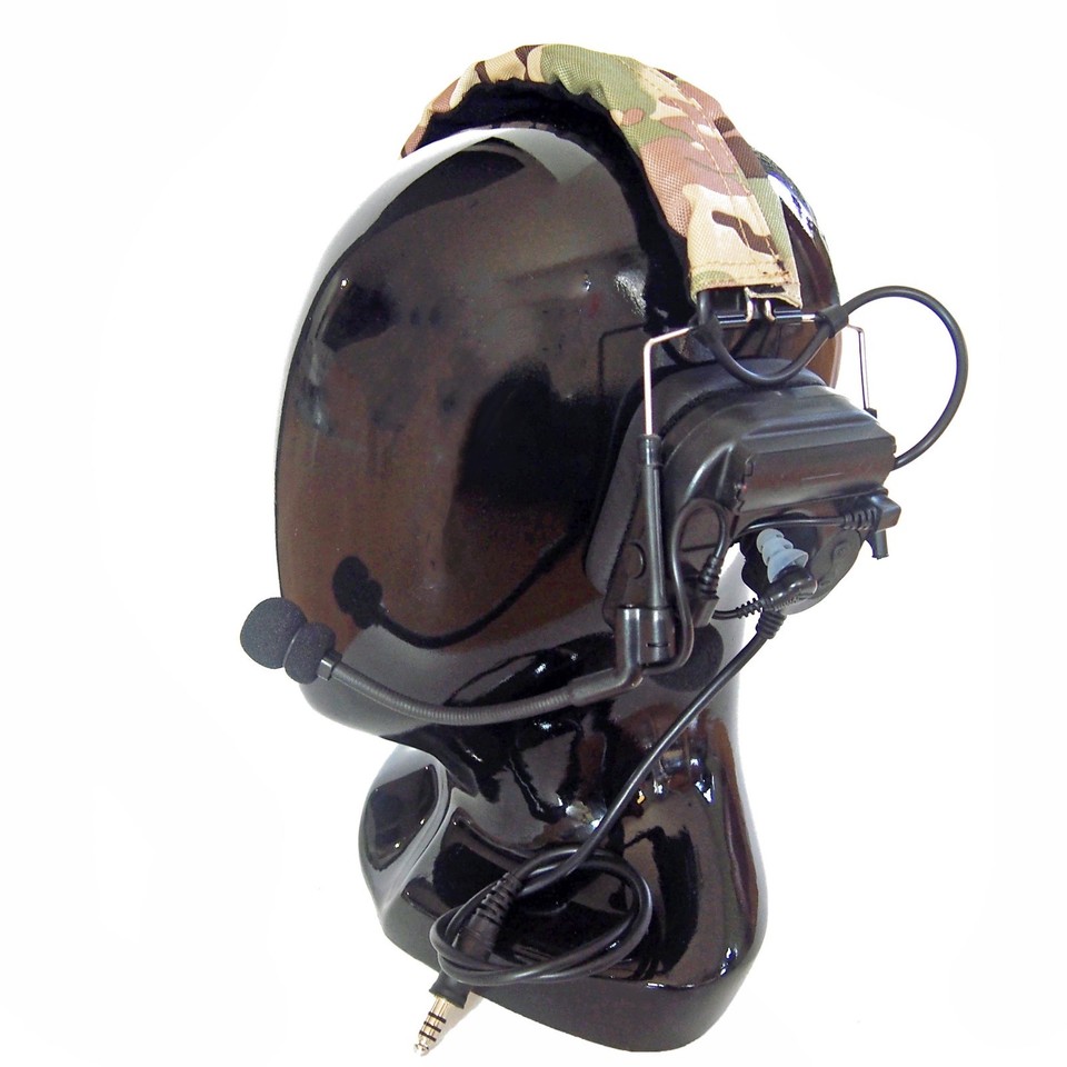 ArmorMason Electronic Hearing Protection Earmuffs - Communication Headset Style Similar To Peltor Comtac
