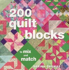 200 Quilt Blocks to Mix  Match - Paperback By Thomas, Davina - GOOD
