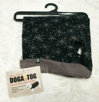 Ultra Paws Fleece Comfort Dog Coat Size Medium Doga Tog Starry 35-50 Lbs ~ NEW