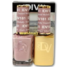 DND DIVA Gel Nail Polish 0.5oz LED/UV Color Gel Duo DV181- Toasted Melody