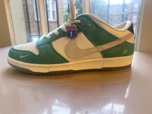 Nike Dunk Low Busan Seoul Green White Men's Skateboarding Shoes